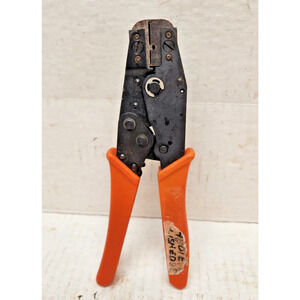 Rare hard to find Thomas & Betts Shure Stake ratchet Manual Crimp Tool